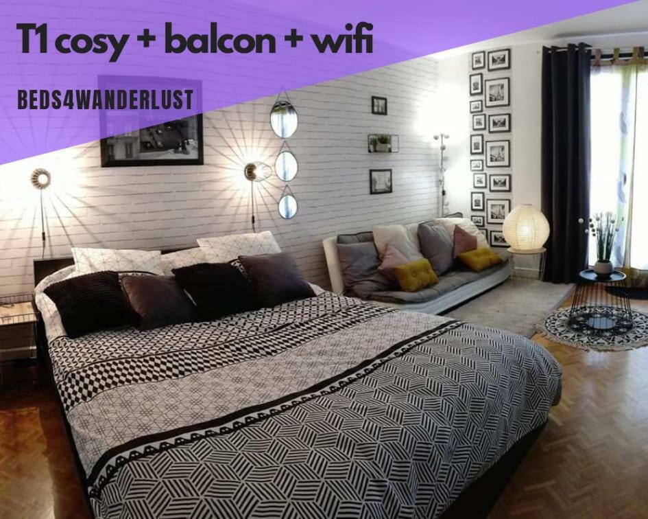 Le Parisien T1Antony-Berny By Beds4Wanderlust - 35M2 Avec Balcon - Aeroport Orly 5Miles - Train Station Rer B Orlyval 1Mile 아파트 외부 사진